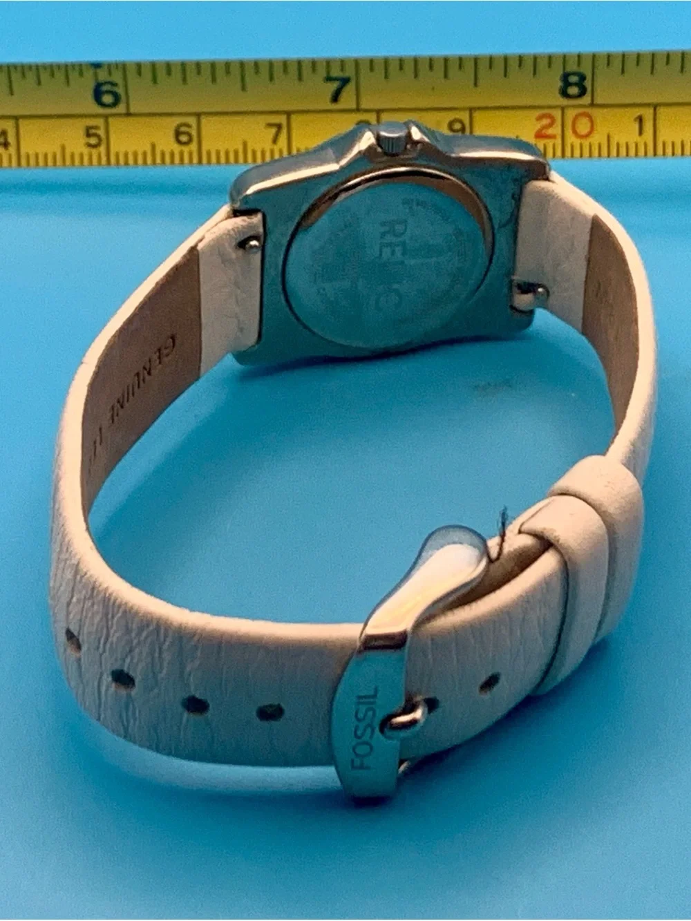RELIC By FOSSIL ZRWL41000 Women’s Wristwatch  MOP Dial Crystals Working New Batt